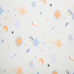 Super Snuggle Tossed Sky Icons Flannel Fabric