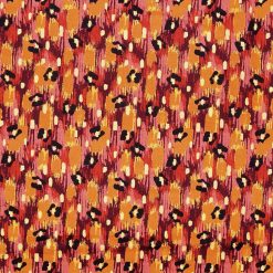 Orange Paint Brush Quilt Cotton Fabric by Keepsake Calico