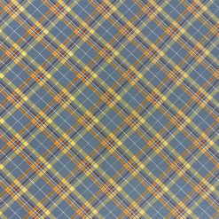 Fall Blue Olaid Bias Super Snuggle Flannel Fabric