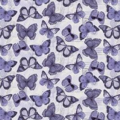 Springs Creative Butterfly Toss Novelty Print Cotton Fabric