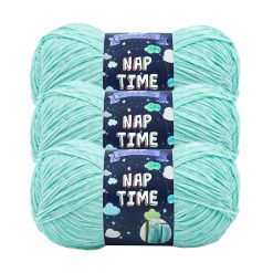 Lion Brand Nap Time 306yds Worsted Polyester Yarn 3 Bundle