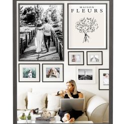 18 x 24 Black Thin Molding Poster Frame by Place   Time