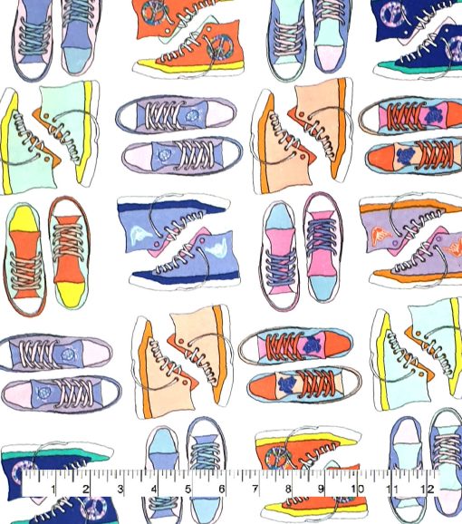 Shoes Super Snuggle Flannel Fabric - Image 2
