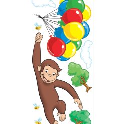 RoomMates Peel   Stick Wall Decals Curious George