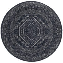 Safavieh Adirondack 108 Navy / Ivory 6  X 6  Round