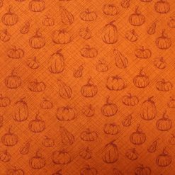 Pumpkins Orange Super Snuggle Flannel Fabric