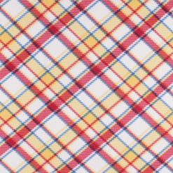 Primary Bias Plaid Blizzard Fleece Fabric