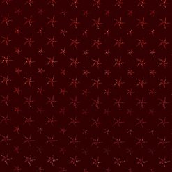 Red Texas Stars Foil Patriotic Cotton Fabric