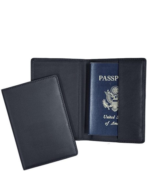 Leather Plain Passport Jacket - Image 2
