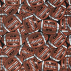 Footballs Anti Pill Fleece Fabric