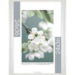 24 36 Poster Frame Whitewash