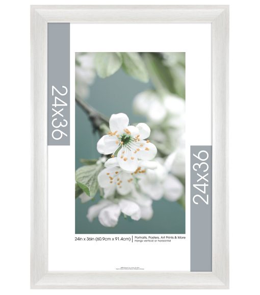 24 36 Poster Frame Whitewash