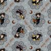 Hocus Pocus Filligree Badge Cotton Fabric