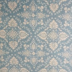 Blue Damask Super Snuggle Flannel Fabric