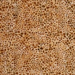 Brown Dots Batik Cotton Fabric