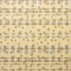 Stars on Cream Patriotic Cotton Fabric