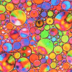 Multicolor Bubble Dots Quilt Cotton Fabric by Keepsake Calico