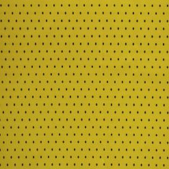 Black Dots on Yellow Quilt Cotton Fabric by Quilter s Showcase