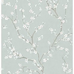 RoomMates Wallpaper Blue Cherry Blossom