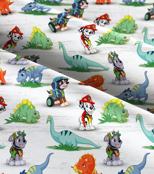 Paw Patrol Dino Adventure Cotton Fabric - Image 3