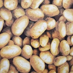 Novelty Cotton Fabric Potatoes