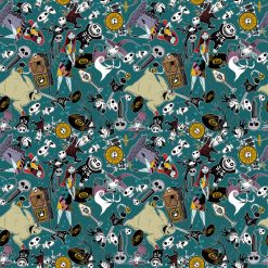 Nightmare Before Christmas Oogie Boogie Fear Fest Pack Cotton Fabric