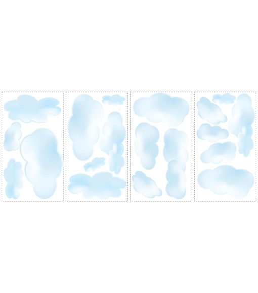 RoomMates Wall Decals Clouds