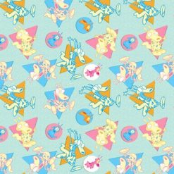 Rockos Modern Life Shapes Cotton Fabric