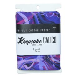 1yd Precut Purple Oil Slick Quilt Cotton Fabric by Keepsake Calico