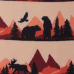 Sunset Bears Blizzard Fleece Fabric