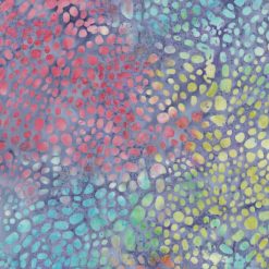 Skin Light Blue Multi Batik Cotton Fabric