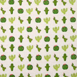 Cactus Smiling Friends Super Snuggle Flannel Fabric