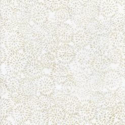 Hi Fashion White Bursts Batik Cotton Fabric