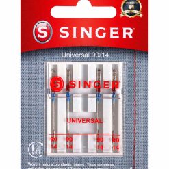SINGER Universal Regular Point Sewing Machine Needles