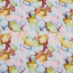 Watercolor Tie Dye Anti Pill Fleece Fabric