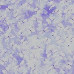 Blue Tonal Butterflies Quilt Cotton Fabric by Keepsake Calico