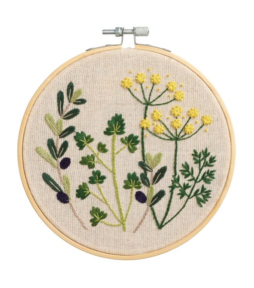 Leisure Arts 6 Herbs Embroidery Kit - Image 2