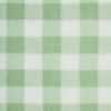Light Green Gingham Sherpa Fleece Fabric