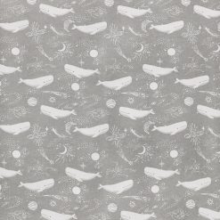 Gray Whales Super Snuggle Flannel Fabric