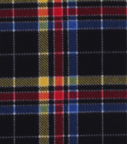 Primary Plaid Blizzard Fleece Fabric