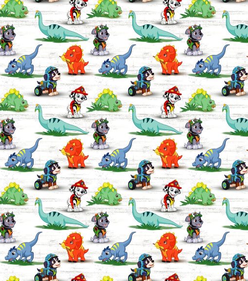 Paw Patrol Dino Adventure Cotton Fabric