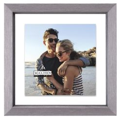 Malden 4 Gray Deep Floating Glass Tabletop Picture Frame