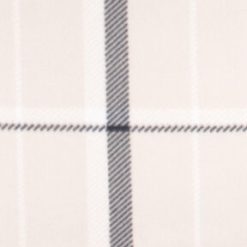 Peach Black Plaid Blizzard Fleece Fabric