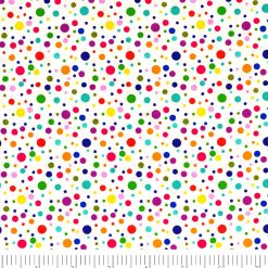 Singer Multicolor Dots Quilt Cotton Fabric