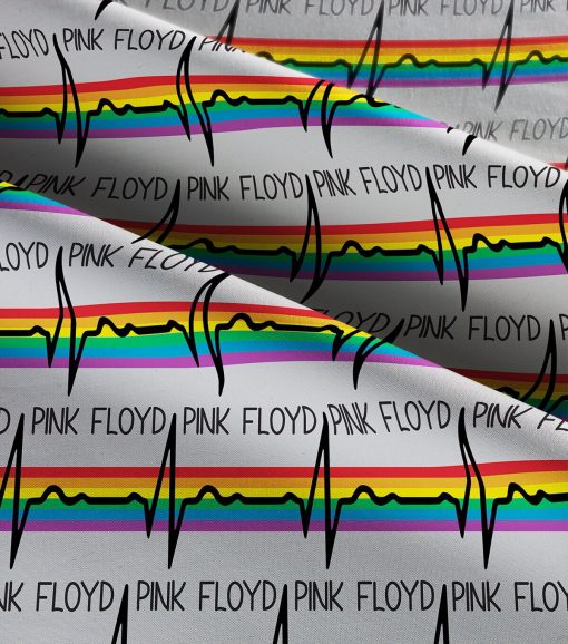 Pink Floyd Rainbow Arch Cotton Fabric - Image 3