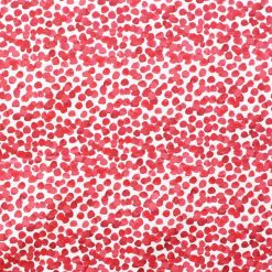 Red Dots Quilt Glitter Cotton Fabric by Keepsake Calico