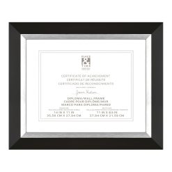 11 x 14 Black Fairmont Document Frame by Place   Time