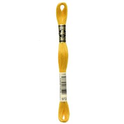 DMC 8.7yd Yellows 6 Strand Cotton Embroidery Floss