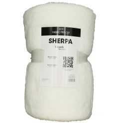 Plush 1.5 yard Precut Sherpa White Fleece Fabric