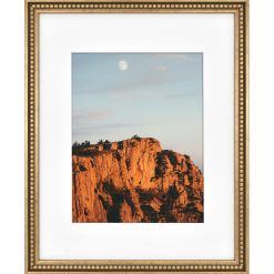 MCS 16 20 Matted to 11 14 Gold Bead Wall Frame